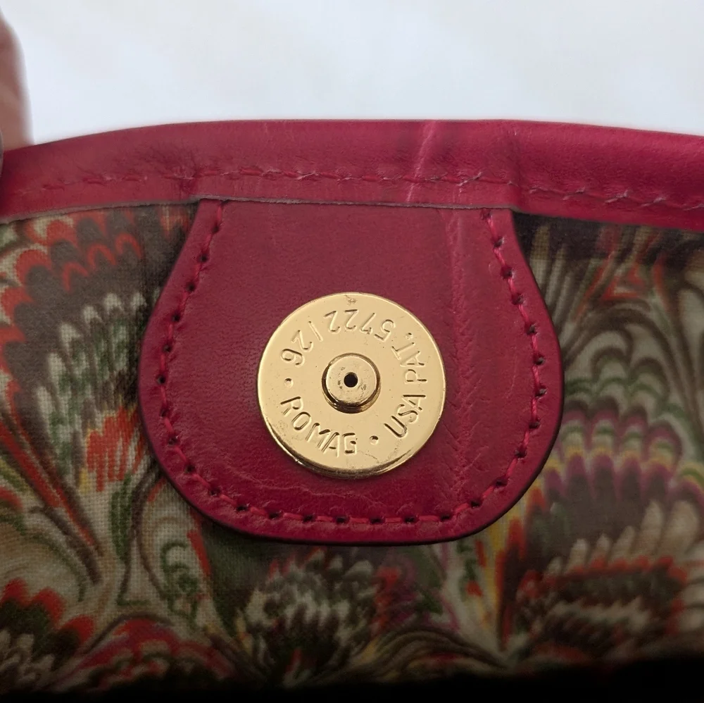 *SOLD* NWT Dooney & Bourke Women's Red Embossed Leather Medium East West Tote - Picture 10 of 17